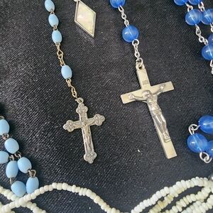 Elegant Multicolor Women's Jewelry Bundle Rosary's necklaces bracelets Fashion